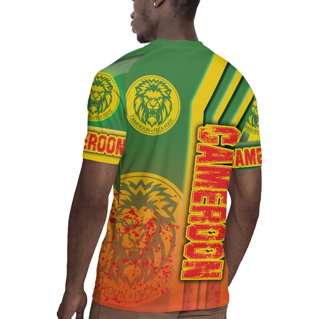 Cameroon Soccer Rugby Jersey Indomitable Lions Football - Road To Champion