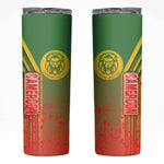 Cameroon Soccer Skinny Tumbler Indomitable Lions Football - Road To Champion