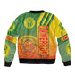 Cameroon Soccer Sleeve Zip Bomber Jacket Indomitable Lions Football - Road To Champion
