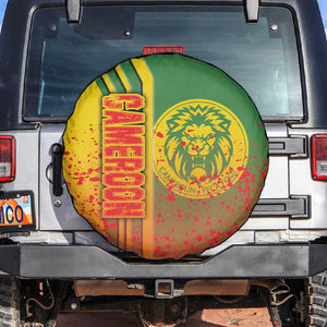Cameroon Soccer Spare Tire Cover Indomitable Lions Football - Road To Champion