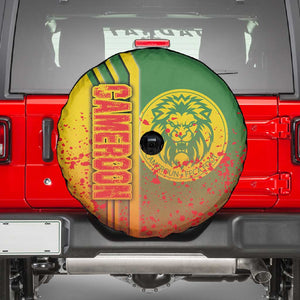 Cameroon Soccer Spare Tire Cover Indomitable Lions Football - Road To Champion