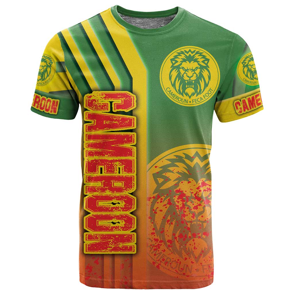 Cameroon Soccer T shirt Indomitable Lions Football - Road To Champion