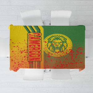 Cameroon Soccer Tablecloth Indomitable Lions Football - Road To Champion
