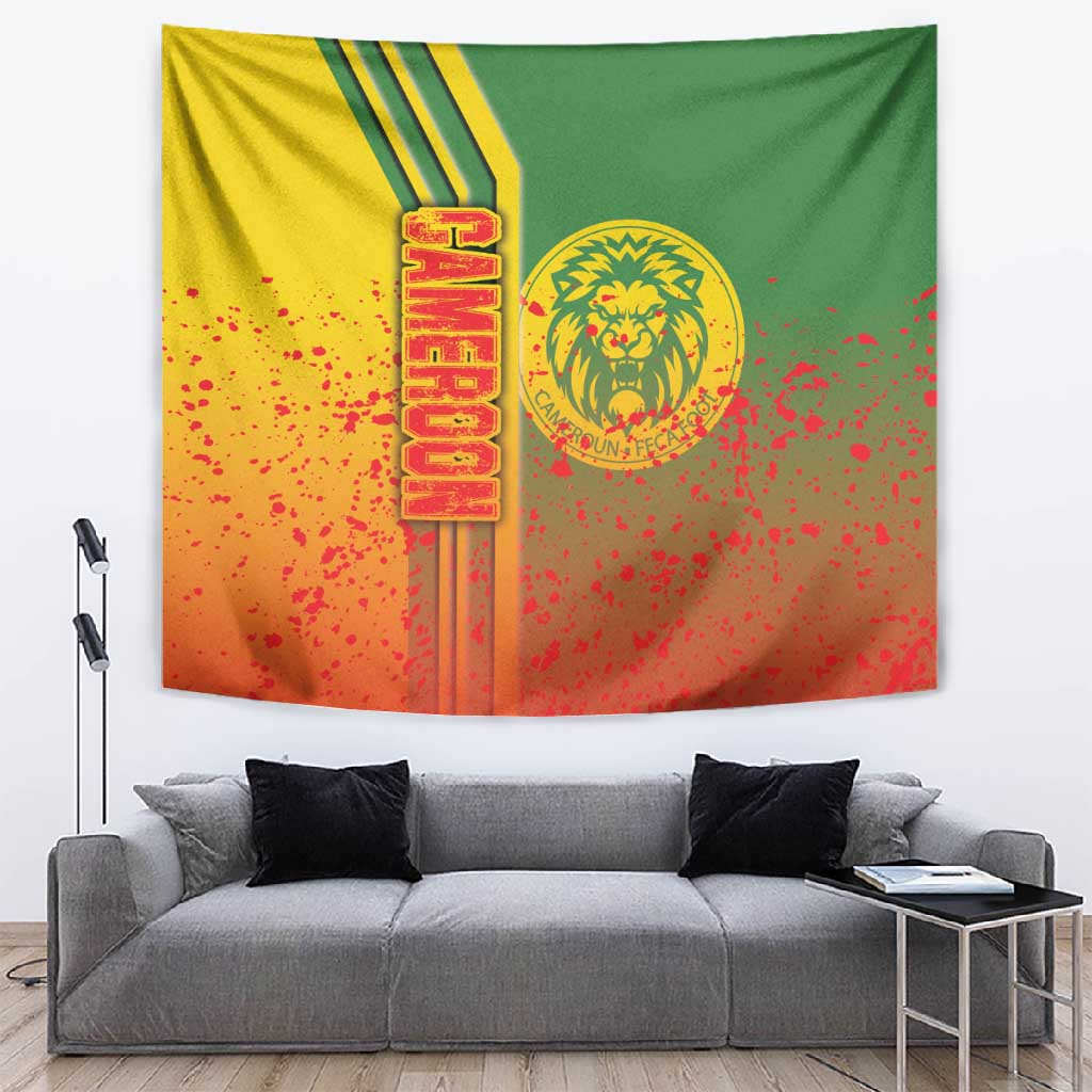 Cameroon Soccer Tapestry Indomitable Lions Football - Road To Champion