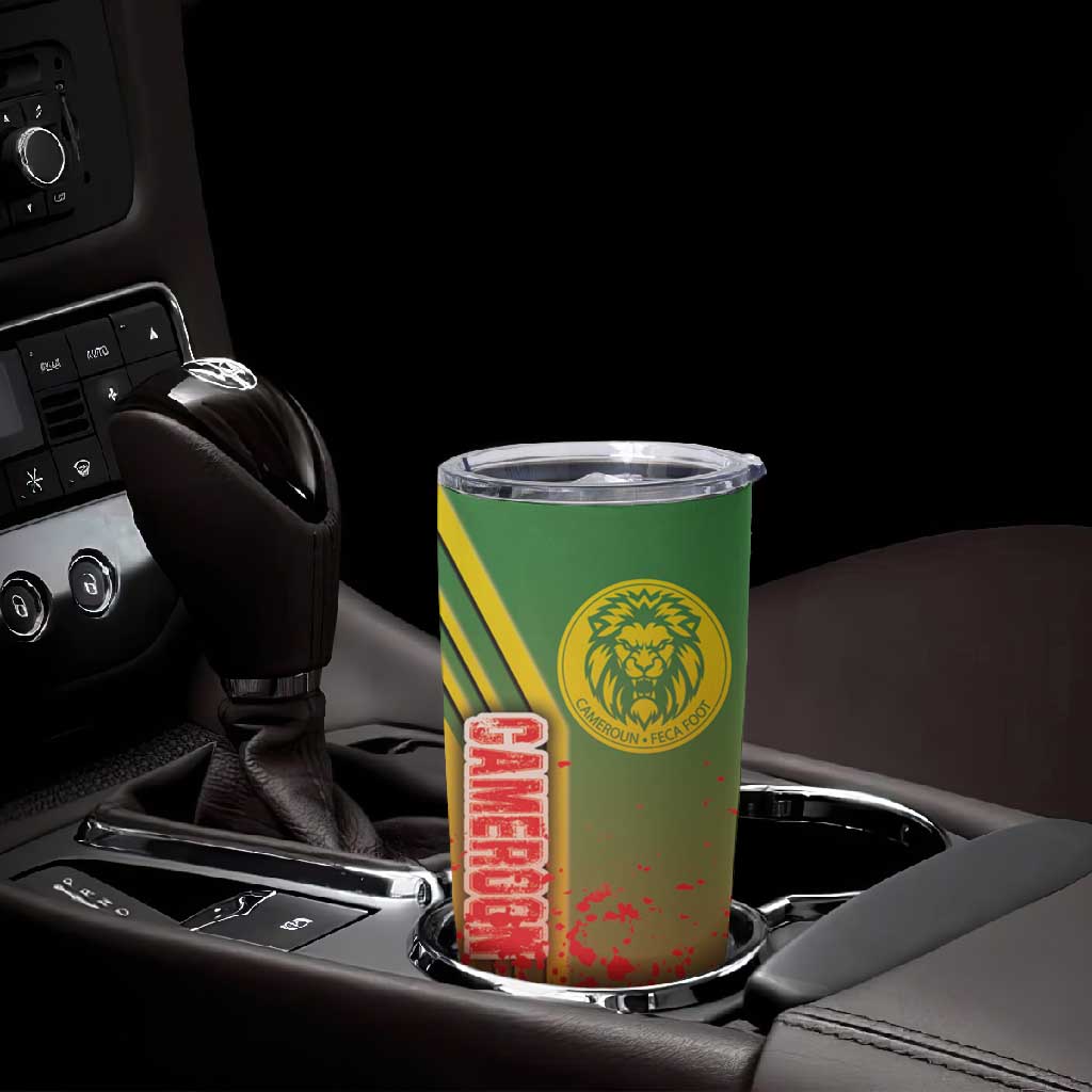 Cameroon Soccer Tumbler Cup Indomitable Lions Football - Road To Champion