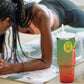 Cameroon Soccer Tumbler With Handle Indomitable Lions Football - Road To Champion