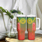 Cameroon Soccer Tumbler With Handle Indomitable Lions Football - Road To Champion