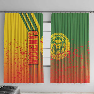 Cameroon Soccer Window Curtain Indomitable Lions Football - Road To Champion