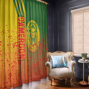 Cameroon Soccer Window Curtain Indomitable Lions Football - Road To Champion