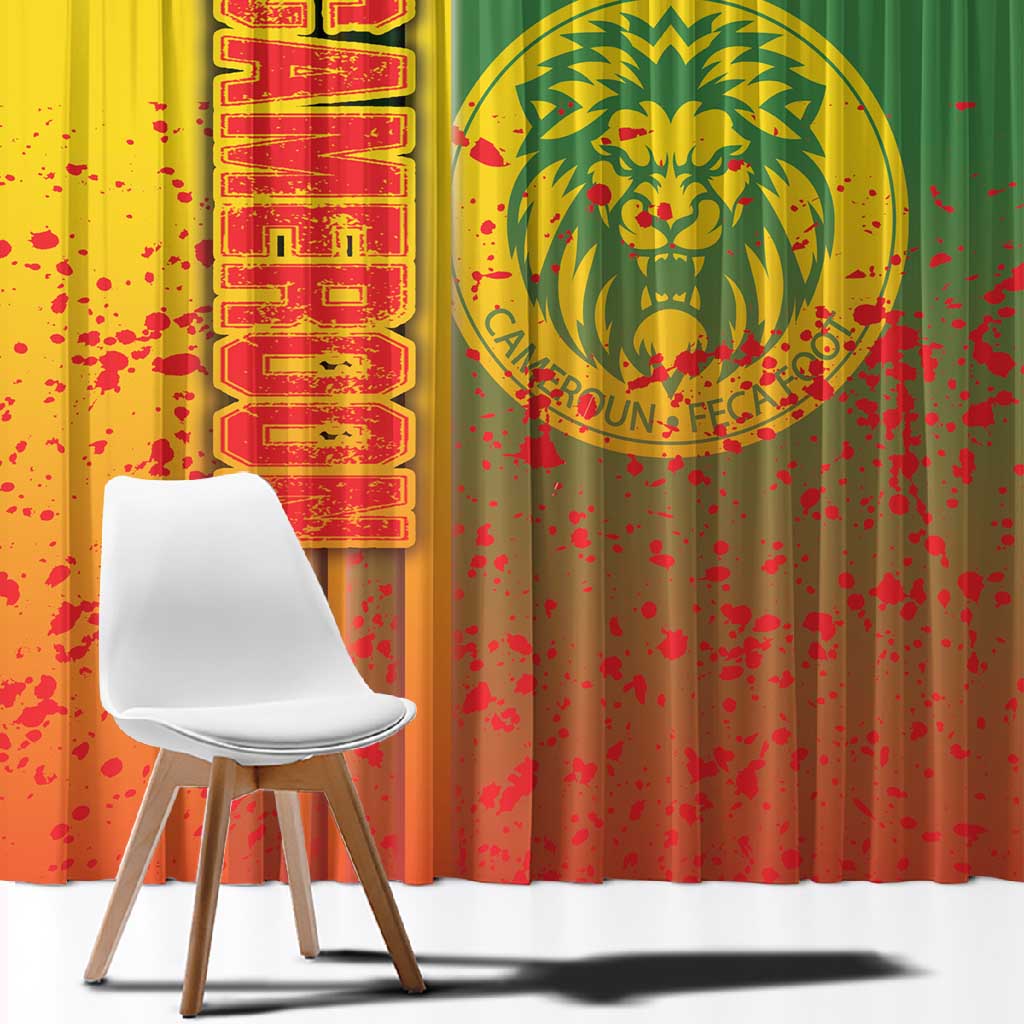 Cameroon Soccer Window Curtain Indomitable Lions Football - Road To Champion