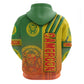 Cameroon Soccer Zip Hoodie Indomitable Lions Football - Road To Champion