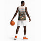 Never Underestimate A Girl Who Loves Reading Books Basketball Jersey African Book Lovers - African Pride