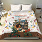Never Underestimate A Girl Who Loves Reading Books Bedding Set African Book Lovers