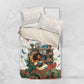 Never Underestimate A Girl Who Loves Reading Books Bedding Set African Book Lovers