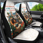 Never Underestimate A Girl Who Loves Reading Books Car Seat Cover African Book Lovers