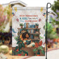 Never Underestimate A Girl Who Loves Reading Books Garden Flag African Book Lovers