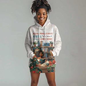 Never Underestimate A Girl Who Loves Reading Books Hoodie Dress African Book Lovers