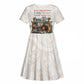 Never Underestimate A Girl Who Loves Reading Books Kid Short Sleeve Dress African Book Lovers