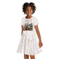 Never Underestimate A Girl Who Loves Reading Books Kid Short Sleeve Dress African Book Lovers