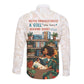 Never Underestimate A Girl Who Loves Reading Books Long Sleeve Button Shirt African Book Lovers