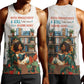 Never Underestimate A Girl Who Loves Reading Books Men Tank Top African Book Lovers