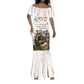 Never Underestimate A Girl Who Loves Reading Books Mermaid Dress African Book Lovers