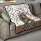 Never Underestimate A Girl Who Loves Reading Books Quilt African Book Lovers