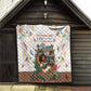 Never Underestimate A Girl Who Loves Reading Books Quilt African Book Lovers