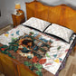 Never Underestimate A Girl Who Loves Reading Books Quilt Bed Set African Book Lovers