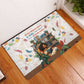 Never Underestimate A Girl Who Loves Reading Books Rubber Doormat African Book Lovers