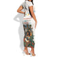 Never Underestimate A Girl Who Loves Reading Books Short Sleeve Bodycon Dress African Book Lovers DT04