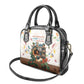 Never Underestimate A Girl Who Loves Reading Books Shoulder Handbag African Book Lovers