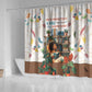 Never Underestimate A Girl Who Loves Reading Books Shower Curtain African Book Lovers