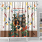 Never Underestimate A Girl Who Loves Reading Books Shower Curtain African Book Lovers