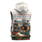 Never Underestimate A Girl Who Loves Reading Books Sleeveless Hoodie African Book Lovers - African Pride