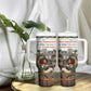Never Underestimate A Girl Who Loves Reading Books Tumbler With Handle African Book Lovers