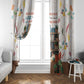 Never Underestimate A Girl Who Loves Reading Books Window Curtain African Book Lovers