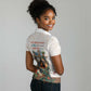 Never Underestimate A Girl Who Loves Reading Books Women Polo Shirt African Book Lovers