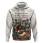 Never Underestimate A Girl Who Loves Reading Books Zip Hoodie African Book Lovers