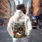 Never Underestimate A Girl Who Loves Reading Books Zip Hoodie African Book Lovers