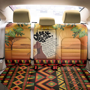 Dear Black Girl Back Car Seat Cover African Pride Black Women