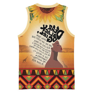 Dear Black Girl Basketball Jersey African Pride Black Women - African Pride