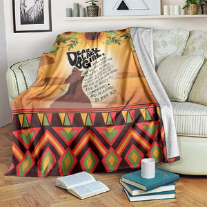 Dear Black Girl Blanket African Pride Black Women
