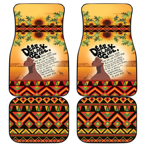 Dear Black Girl Car Mats African Pride Black Women