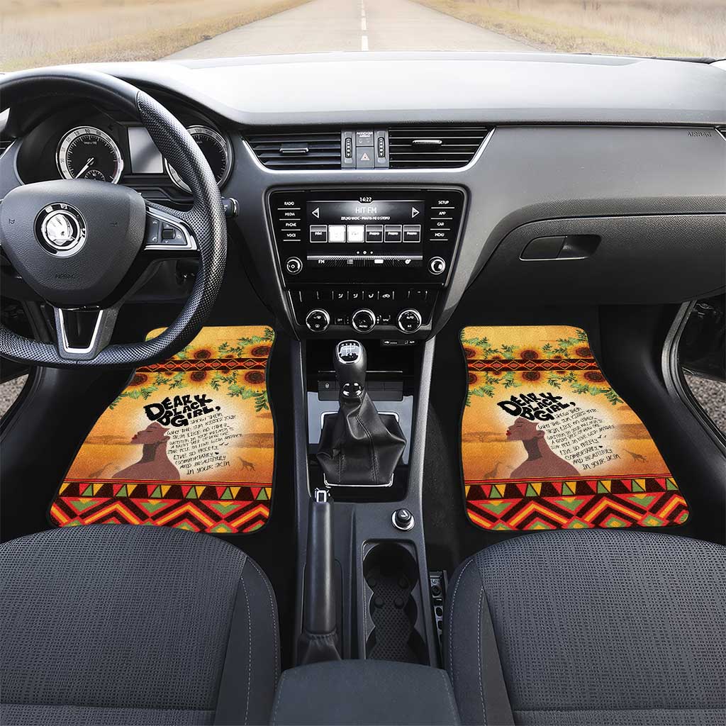 Dear Black Girl Car Mats African Pride Black Women