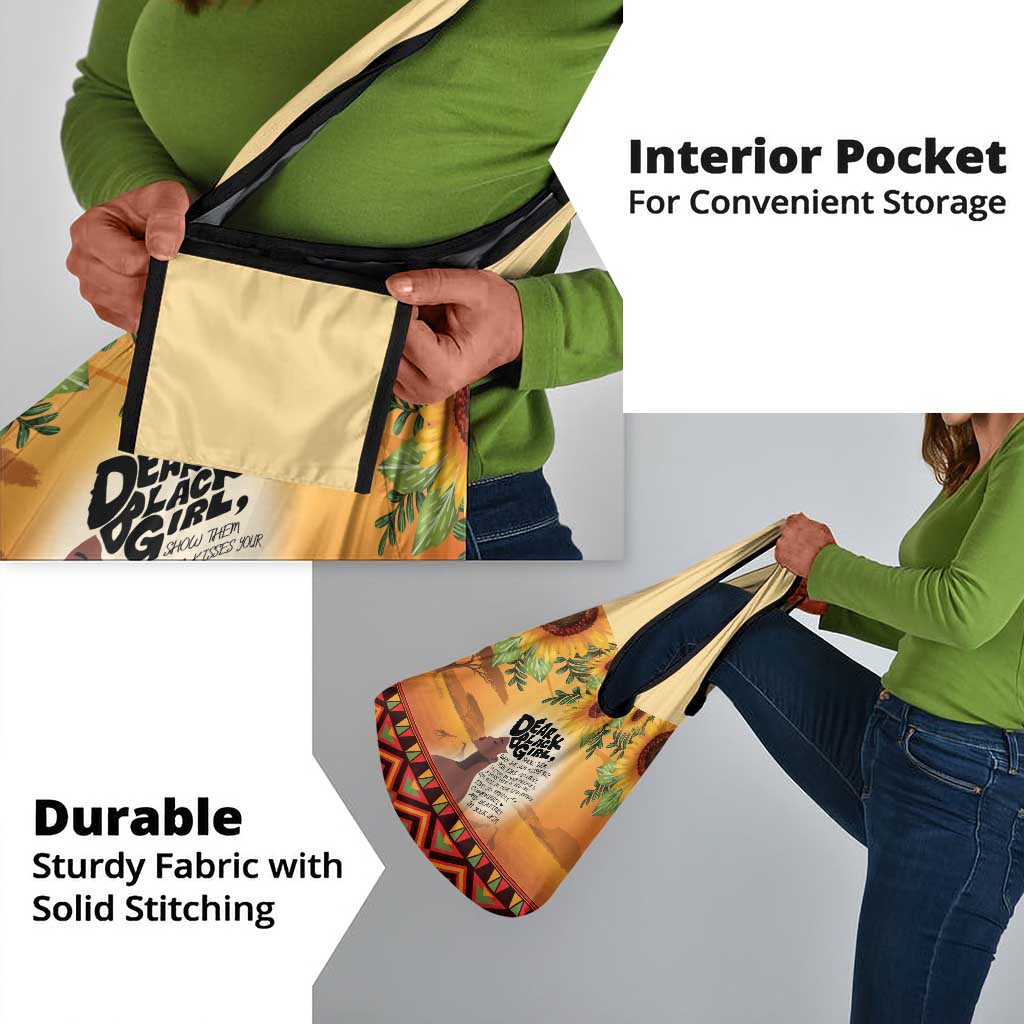 Dear Black Girl Grocery Bag African Pride Black Women