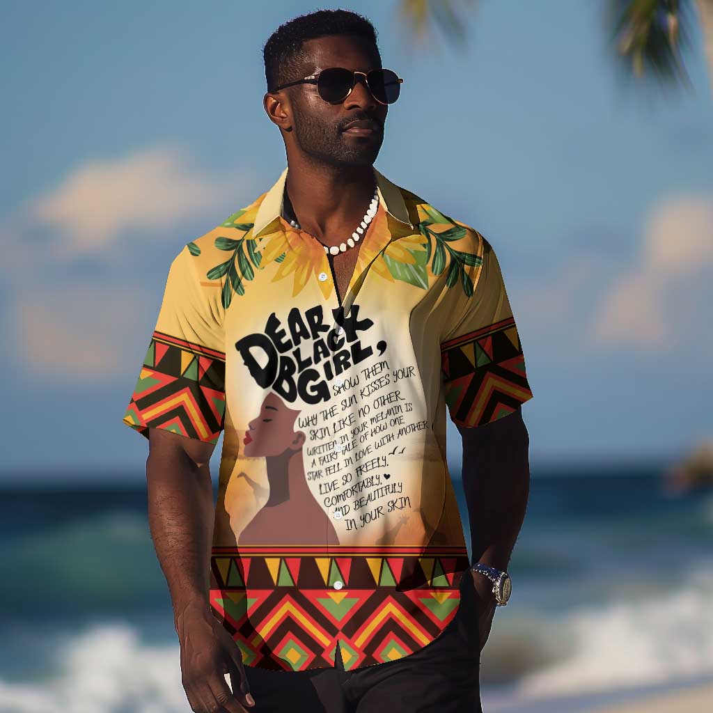 Dear Black Girl Hawaiian Shirt African Pride Black Women