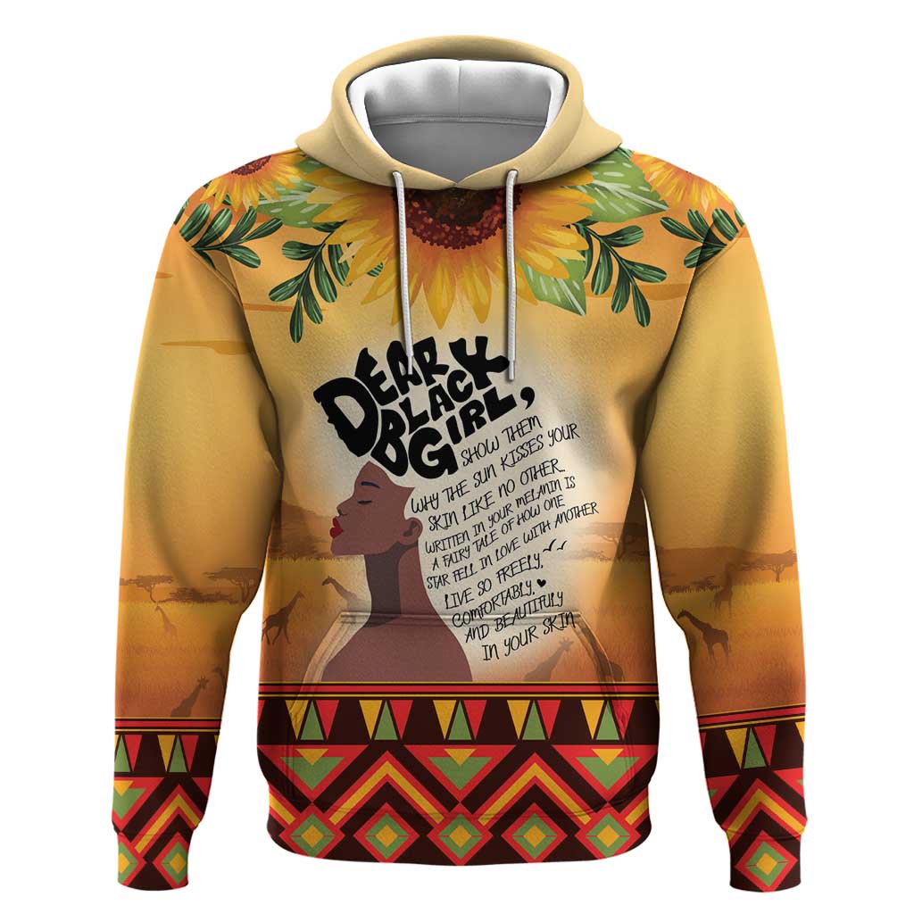 Dear Black Girl Hoodie African Pride Black Women