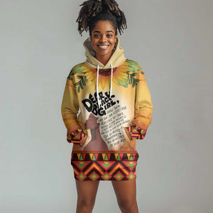 Dear Black Girl Hoodie Dress African Pride Black Women