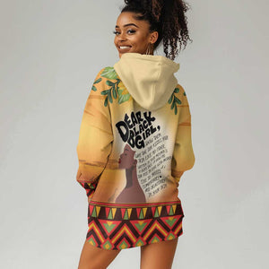 Dear Black Girl Hoodie Dress African Pride Black Women